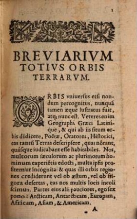 Breviarium totius orbis terrarum