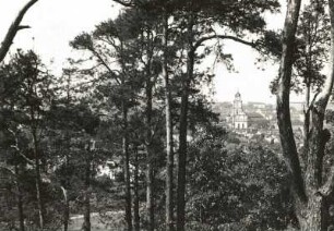 Vilnius. St. Johanneskirche. Blick vom Bekeschberg