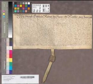 Kaufbrief [über 10 ½ Scheffel Roggen und 10 ½ Scheffel Gersten Morgenkorn und den Jürgenskampf, der der Kommende St. Georg in Münster gehört].