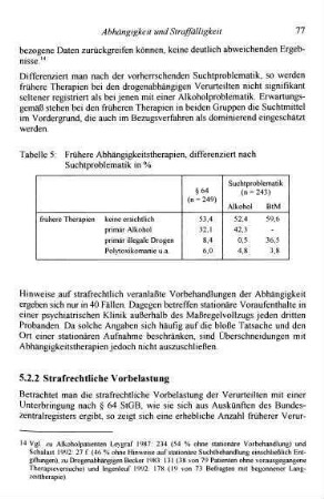 77-82, 5.2.2 Strafrechtliche Vorbelastung