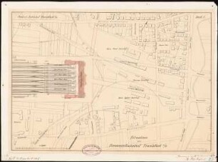 Hauptbahnhof, Frankfurt/Main Empfangsgebäude: Lageplan 1:2500
