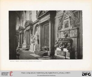 Firenze - Chiesa di S. Croce - Monumenta della Navata Destra