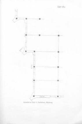 Grundriß zu Tafel 12. Ballinhaus, Hamburg