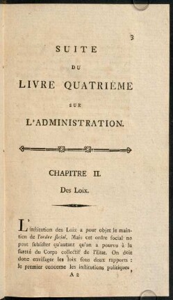 3-18, De Loix.-Article I.