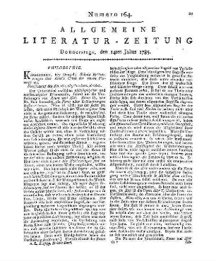 1785: Allgemeine Literatur-Zeitung