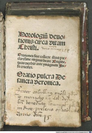 Horologium devotionis circa vitam Christi