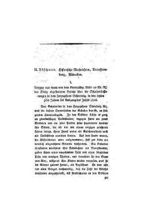 Historische Nachrichten, Korrespondenz und Miscellen
