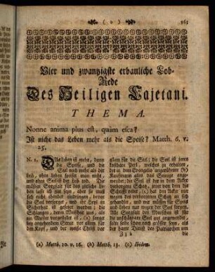 363-378, Vier und zwanzigste erbauliche Lob-Rede Des Heiligen Cajetani.