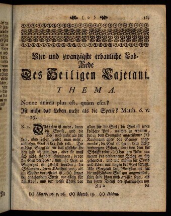 363-378, Vier und zwanzigste erbauliche Lob-Rede Des Heiligen Cajetani.