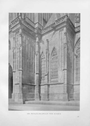 Die Wenzelskapelle von Aussen