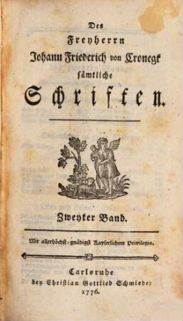 von Cronegk Schriften, 2