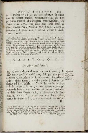 Capitolo X. Del Moto degl' Insetti.
