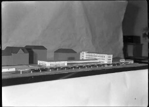 Bruchsal, Modell des neuen Bahnhofs