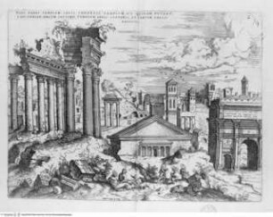 Discorsi sopra l'antichità di Roma., Tafel 2: Haec habet templum Iovis tonantis, ...