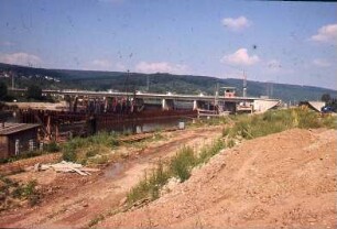 Deizisau, Unteres Wehr, flussaufwärts