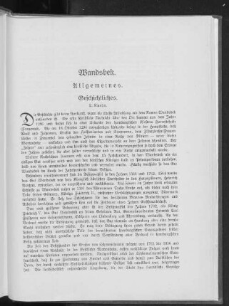 Wandsbek.