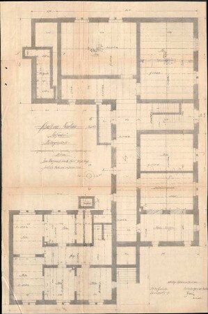 Schulhausneubau Hofweier; Grundriss Keller