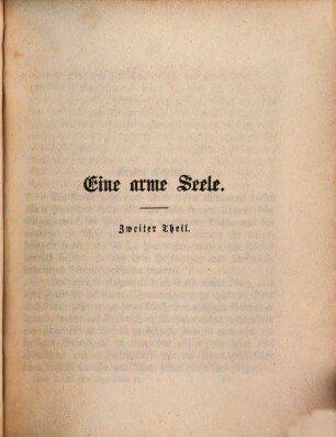 Eine arme Seele : Roman in drei Bänden, 2