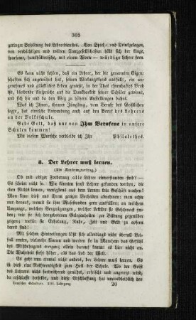 ¬Der¬ Lehrer muß lernen : (ein Konferenzvortrag)