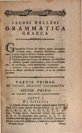 Grammatica graeca nova