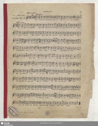 [Cantate Heiliger sieh' gnädig hernieder] : [No. 5]