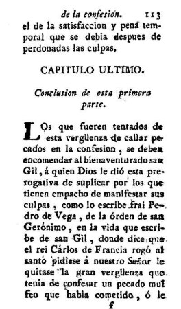 Capitulo Ultimo. Conclusion de esta primera parte.
