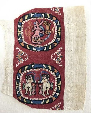 Fragment eines Ärmels mit Zierstreifen