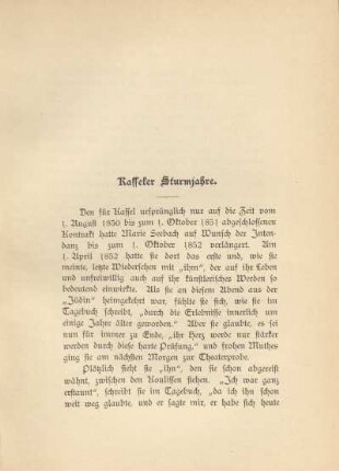 Kasseler Sturmjahre