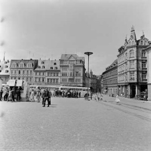 Annaberg, Marktplatz : Annaberg-Buchholz. Marktplatz, Nordwestseite