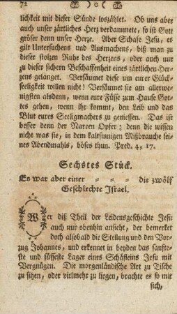 Sechstes Stück
