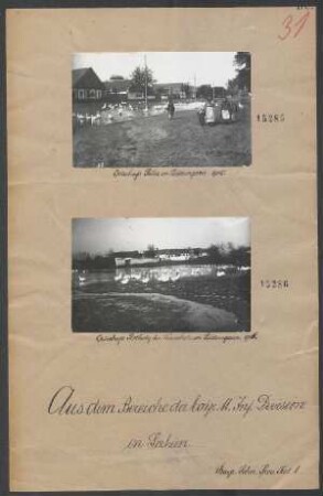 In Serbien: Ortschaft Petre in Südungarn 1915