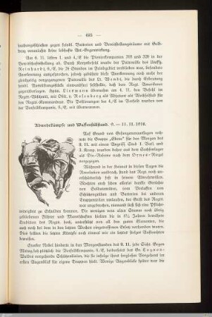 Abwehrkämpfe und Waffenstillstand