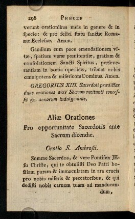 196-206, Aliae Orationes; ...