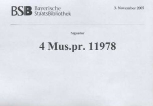 Zwei Clavierstücke, 1. Ein Veilchenstrauß : op. 170. - 7 S. - Pl.Nr. 1091