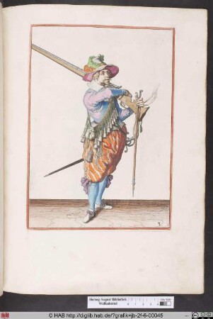 Laissez baisser ou couler la fourchette, & prenez le Mousquet de dessus l'epaule.