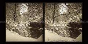 Fluss im Winter, Edmundsklamm