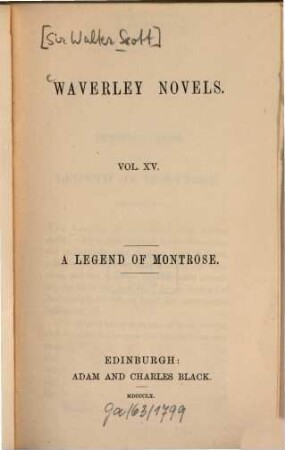Waverley Novels. 15
