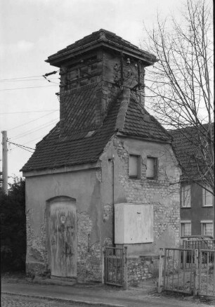 Riesa-Weida. Transformatorenhäuschen (um 1900/1910). Straßenansicht