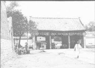 Glasdia aus "Tsi nan fu", "Fan tai yamen" (Haus)
