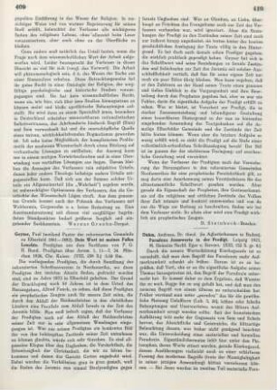 409-410 [Rezension] Geyser, Paul, Dein Wort ist meines Fußes Leuchte