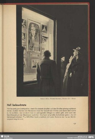 Hell beleuchtet