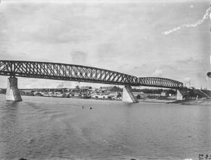 Brückenansicht : Brücke über den Ob in der Nähe der Stadt Novonikolaevsk