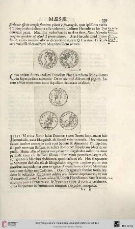 Numismata Maesae