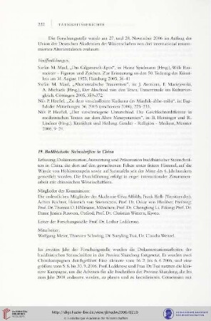 19. Buddhistische Steinschriften in China