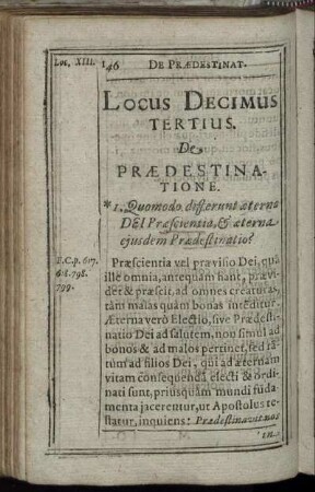 Locus Decimus Tertius.