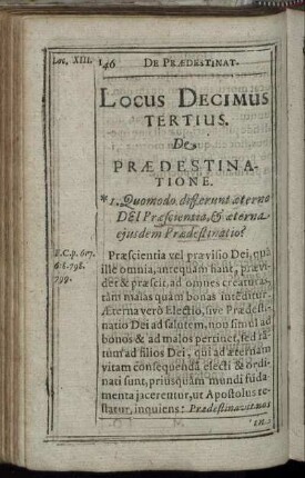 Locus Decimus Tertius.