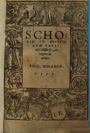 Scholia In Epistolam Pavli ad Colossenses