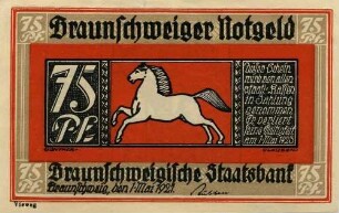 Notgeld - 75 Pfennig