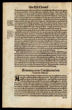 Ermanung an die Teütschen von dem brauch diser Historien.