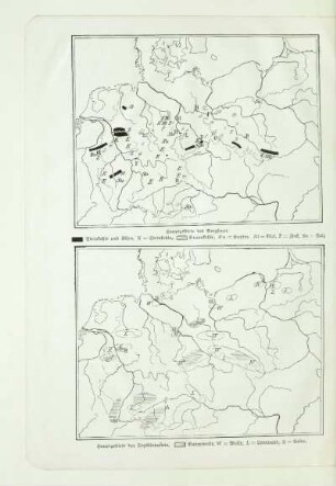 Hauptgebiete der Textilindustrie